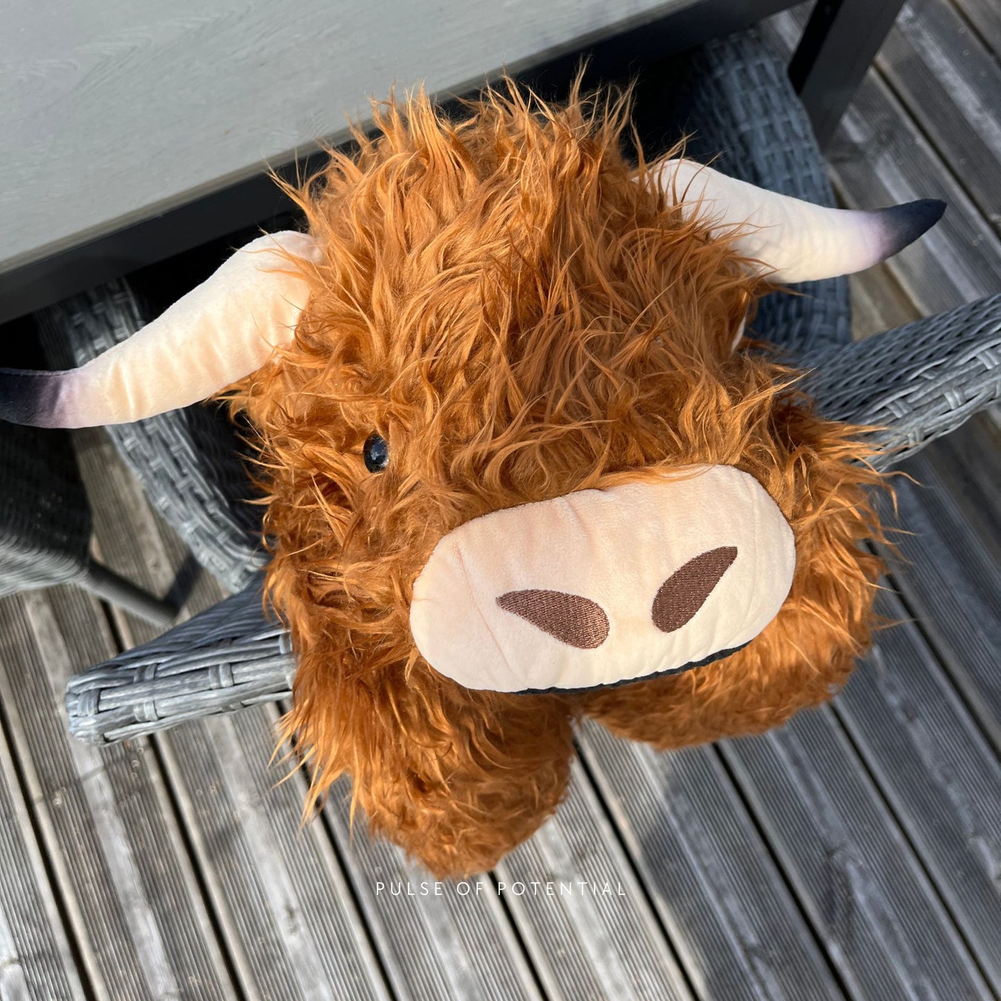 Hallie the Highland Cow Weighted Animal
