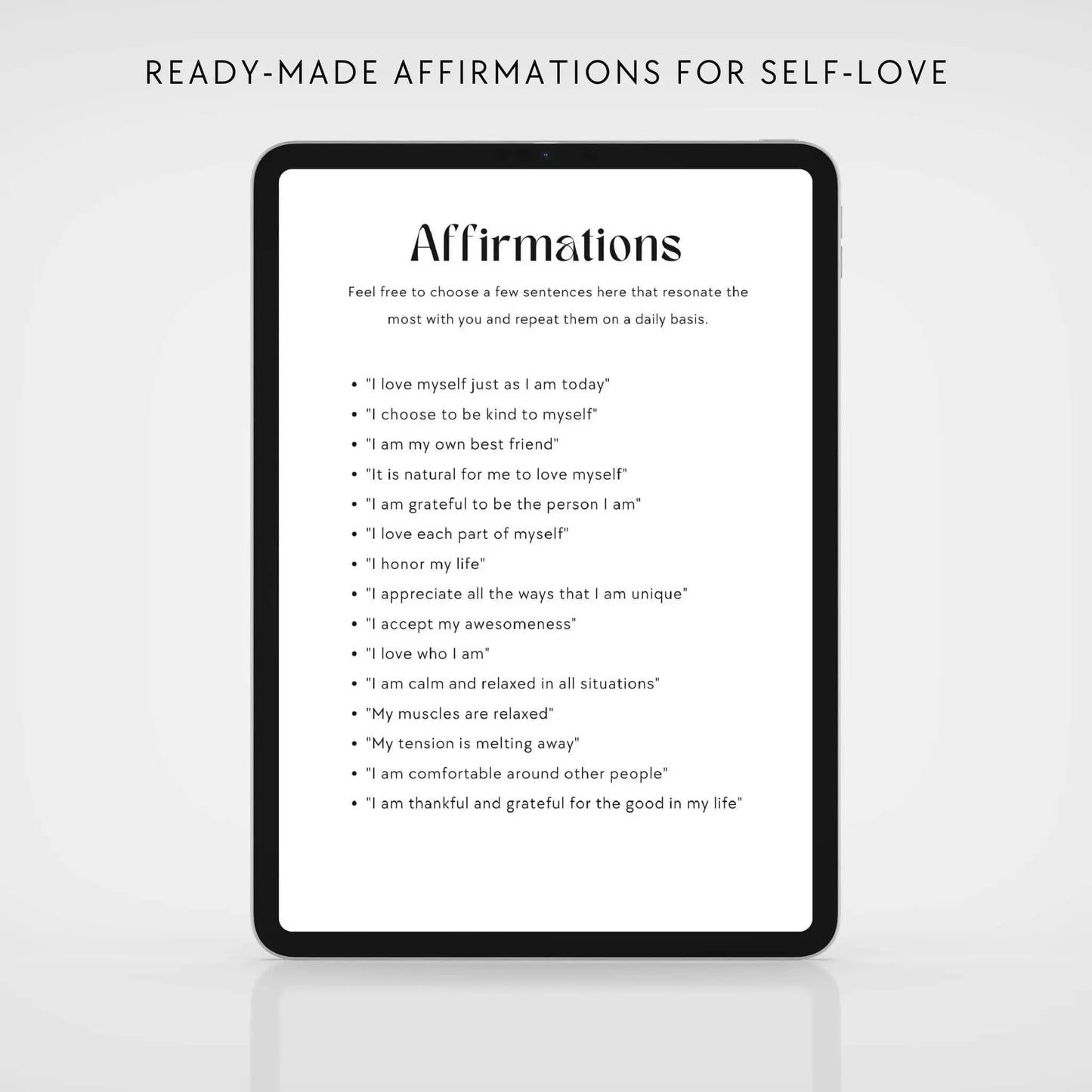 Self-love workbook - Pulse of Potential