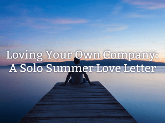 Loving your own company image over lake 