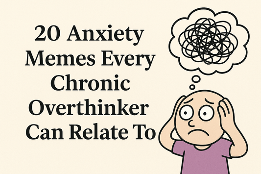 Title of blog with image of someone overthinking 