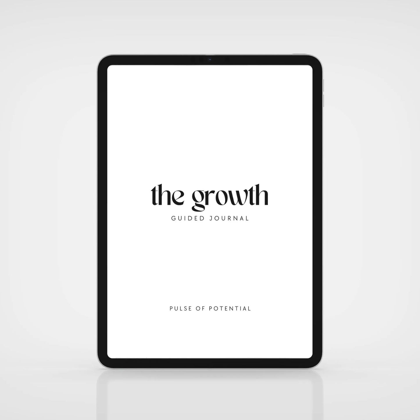 The Growth Digital Fillable Journal