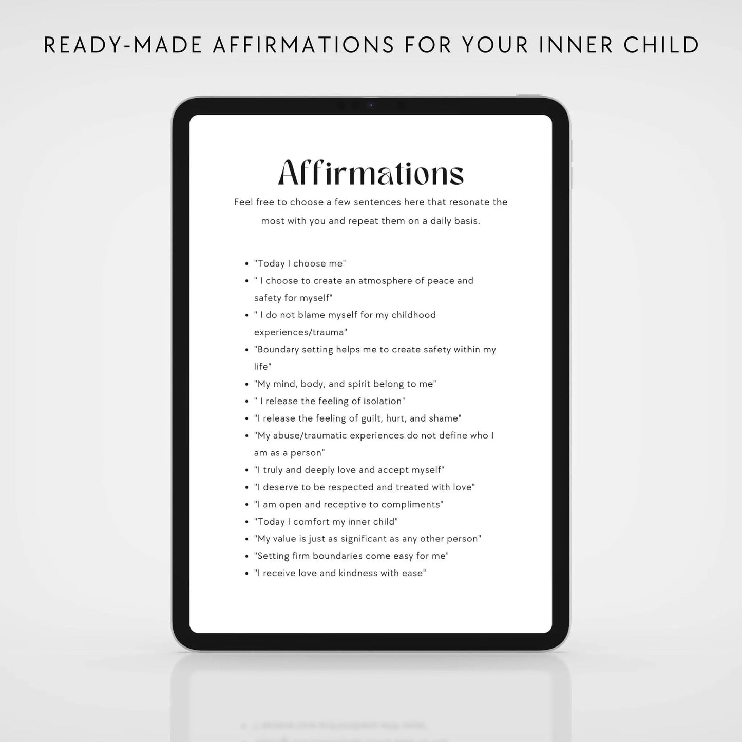 Inner child workbook - Pulse of Potential