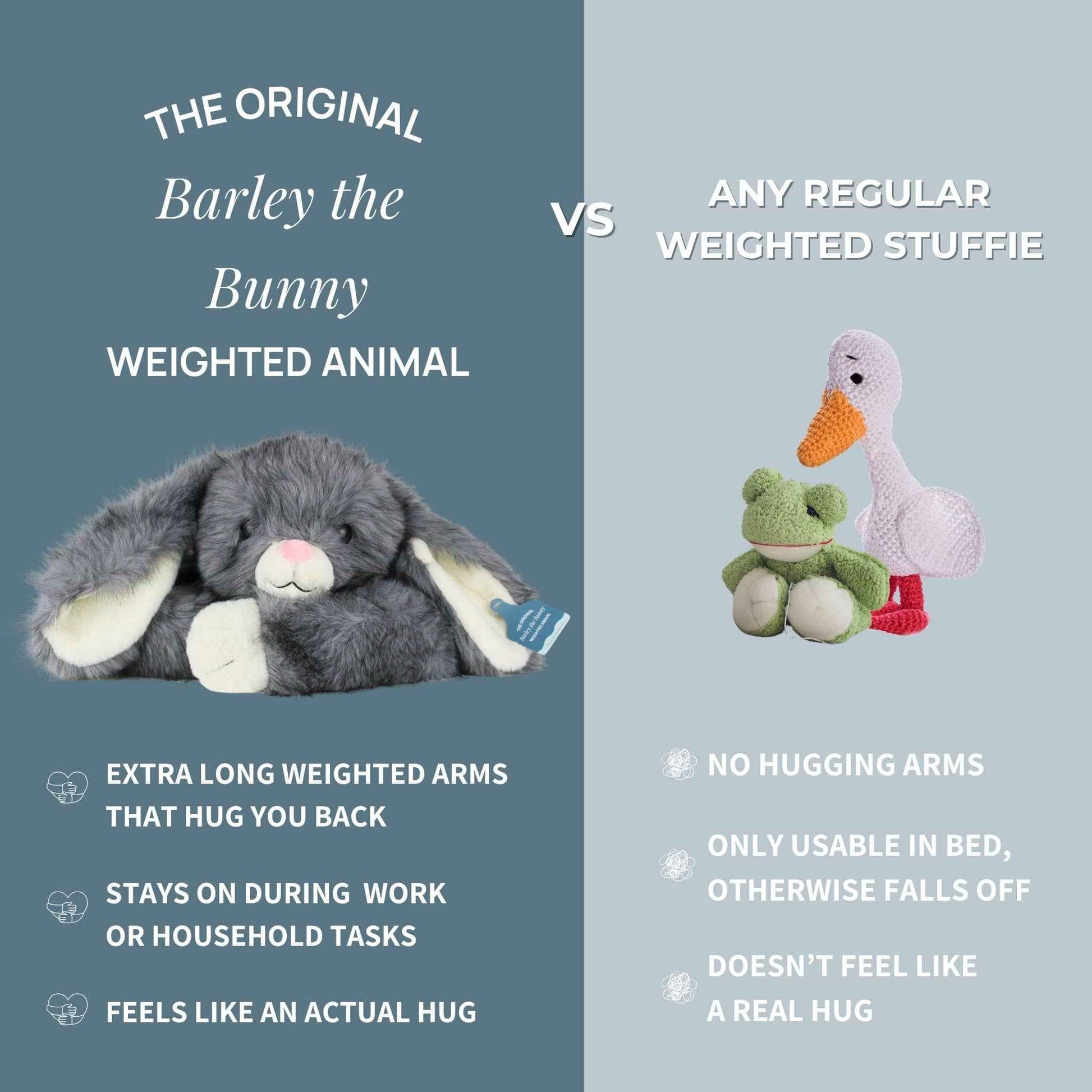 Barley the Bunny Weighted Animal
