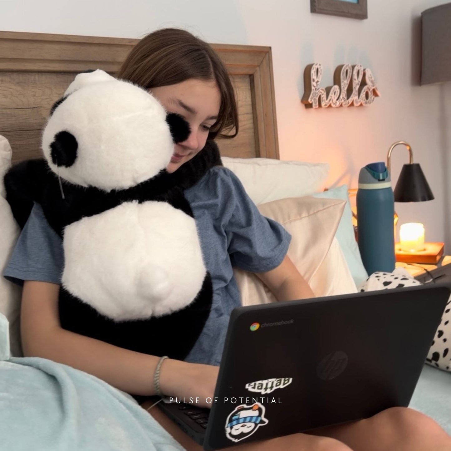 Pookie the Panda Weighted Hug Buddy for Children