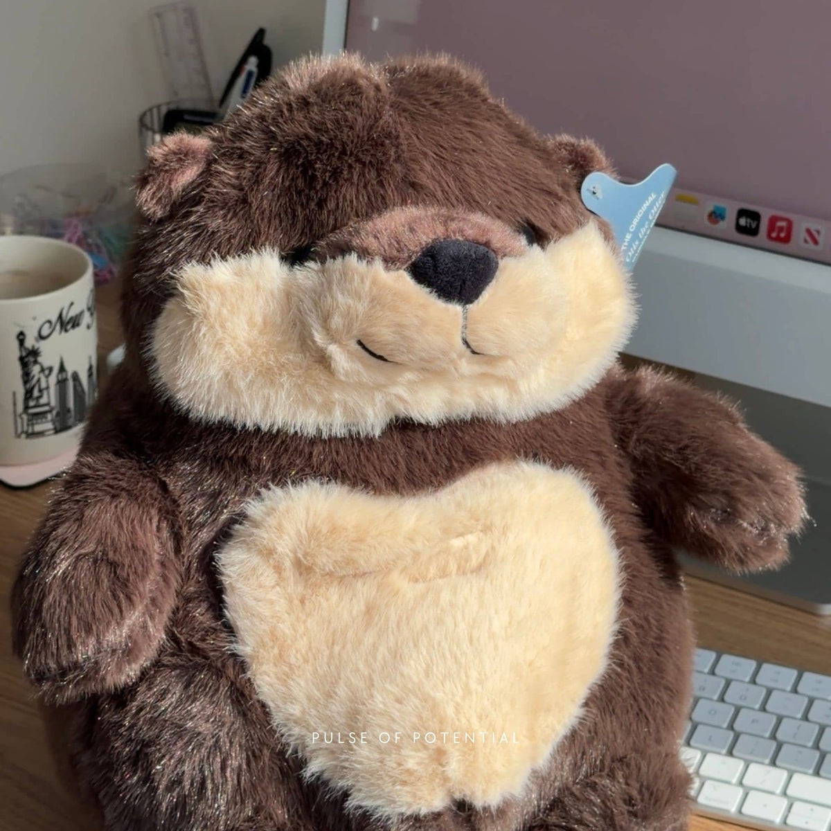 Otis the Otter Weighted Cuddle Buddy