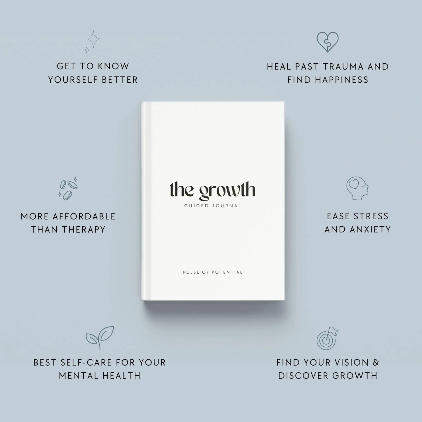 The Growth Guided Journal Softcover Pulse of Potential