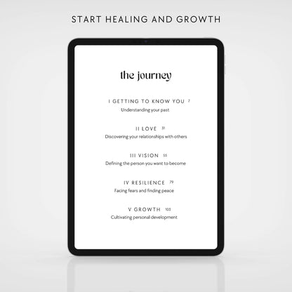 The Growth Digital Fillable Journal