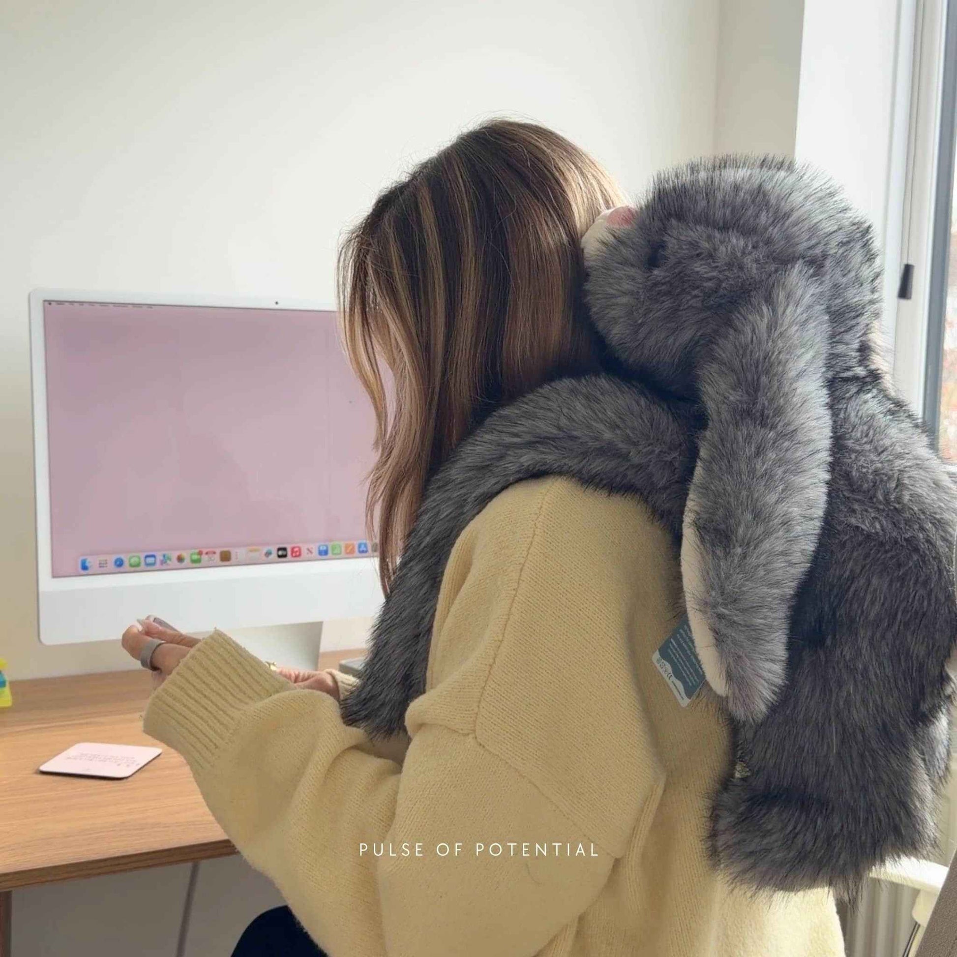 Barley the Bunny Weighted Animal