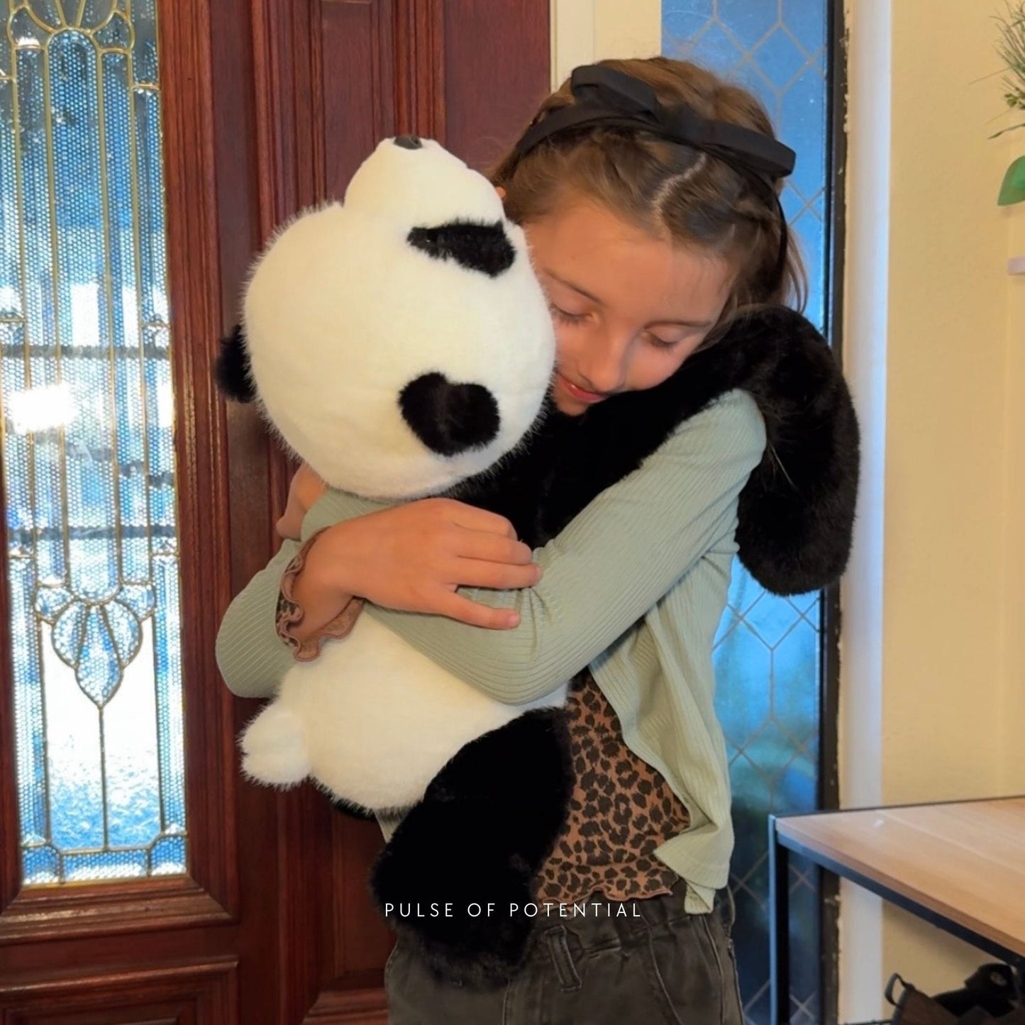 Pookie the Panda Weighted Hug Buddy for Children