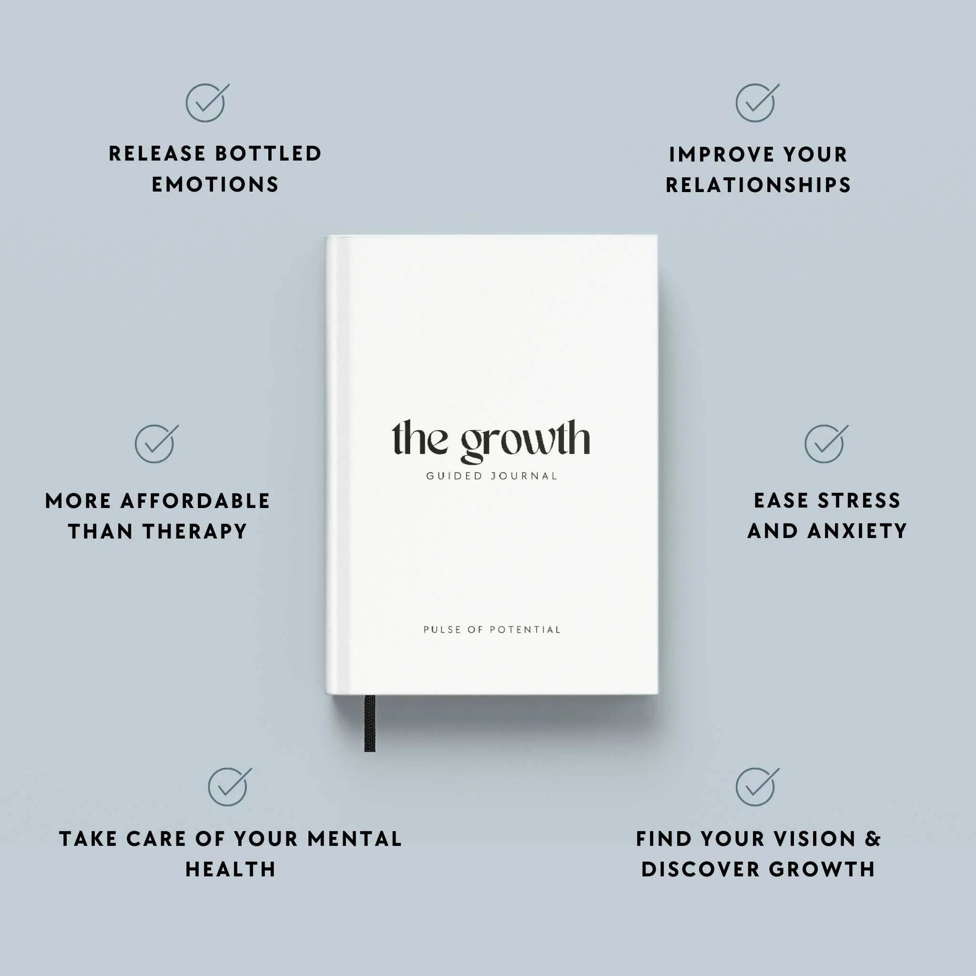 The Men's Growth Guided Journal Pulse of Potential