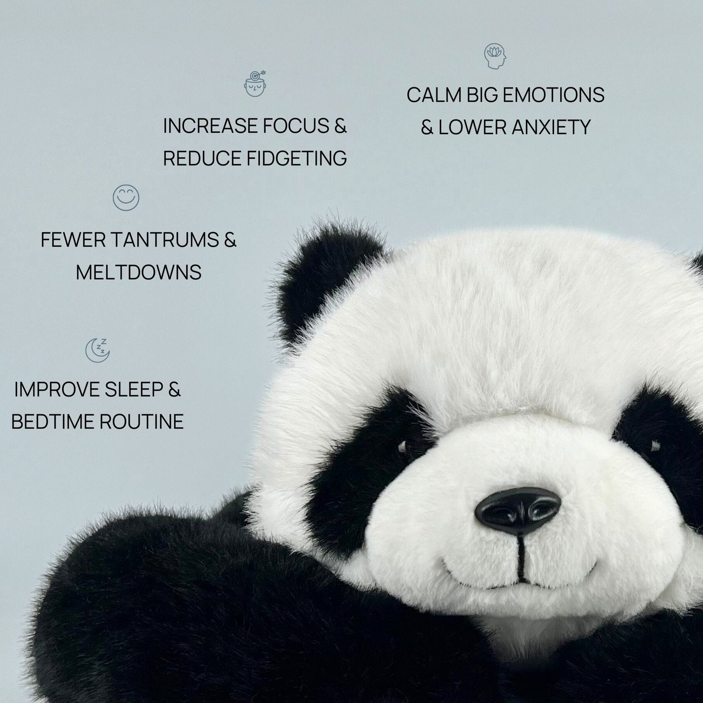 Pookie the Panda Weighted Hug Buddy for Children
