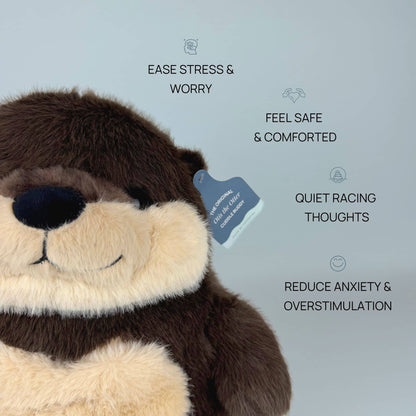 Otis the Otter Weighted Cuddle Buddy