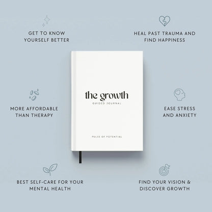 The Growth Guided Journal Hardcover Pulse of Potential