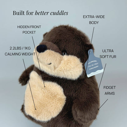 Otis the Otter Weighted Cuddle Buddy