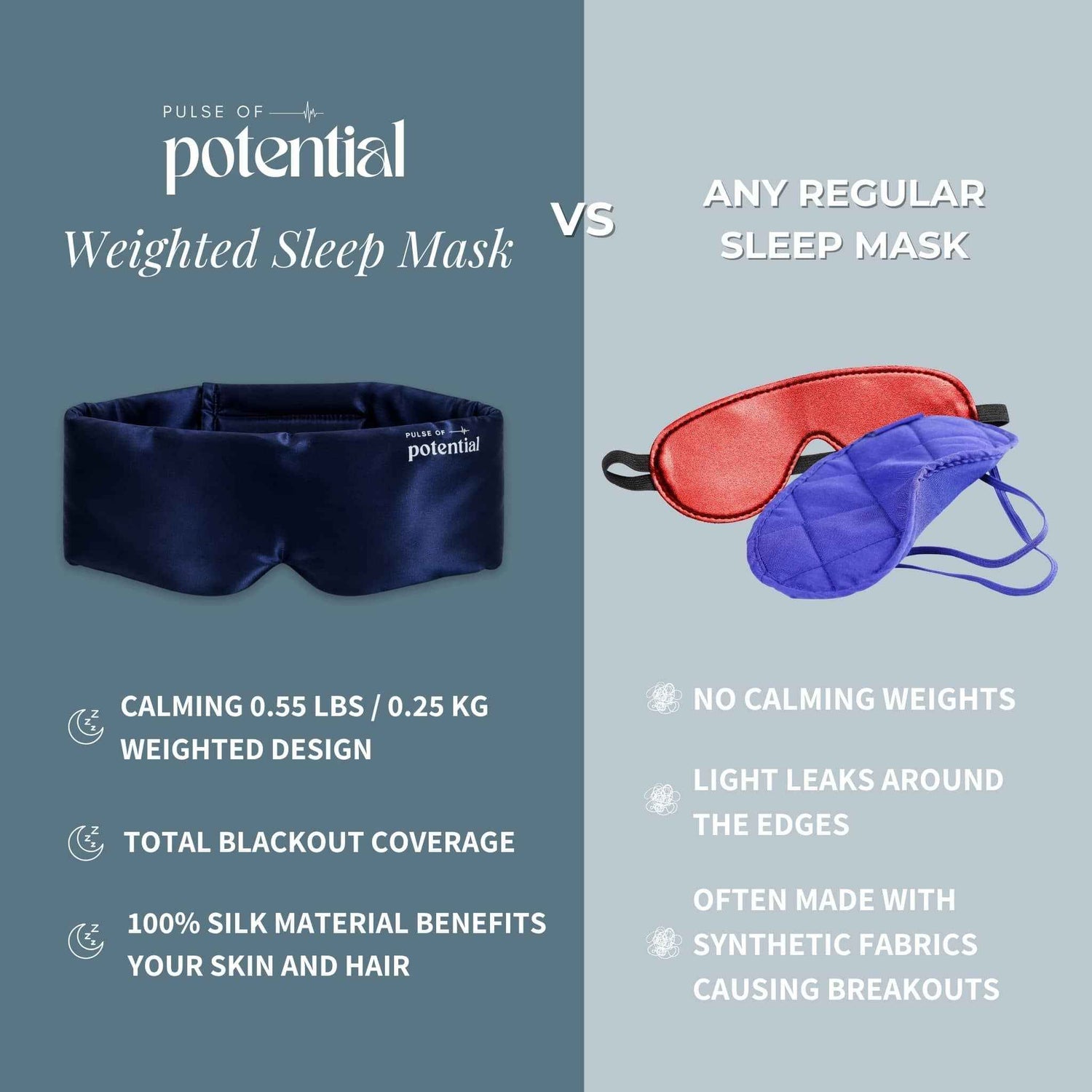 Weighted Sleep Mask