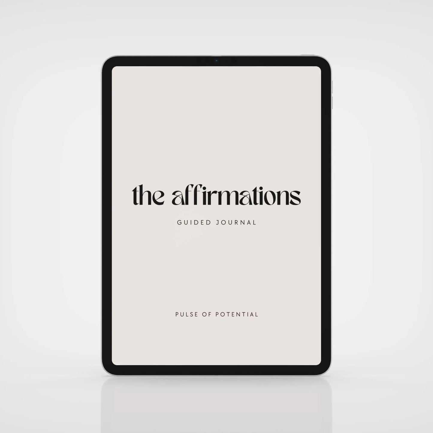 The Affirmations Digital Fillable Journal