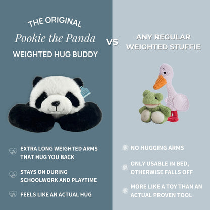 Pookie the Panda Weighted Hug Buddy for Children