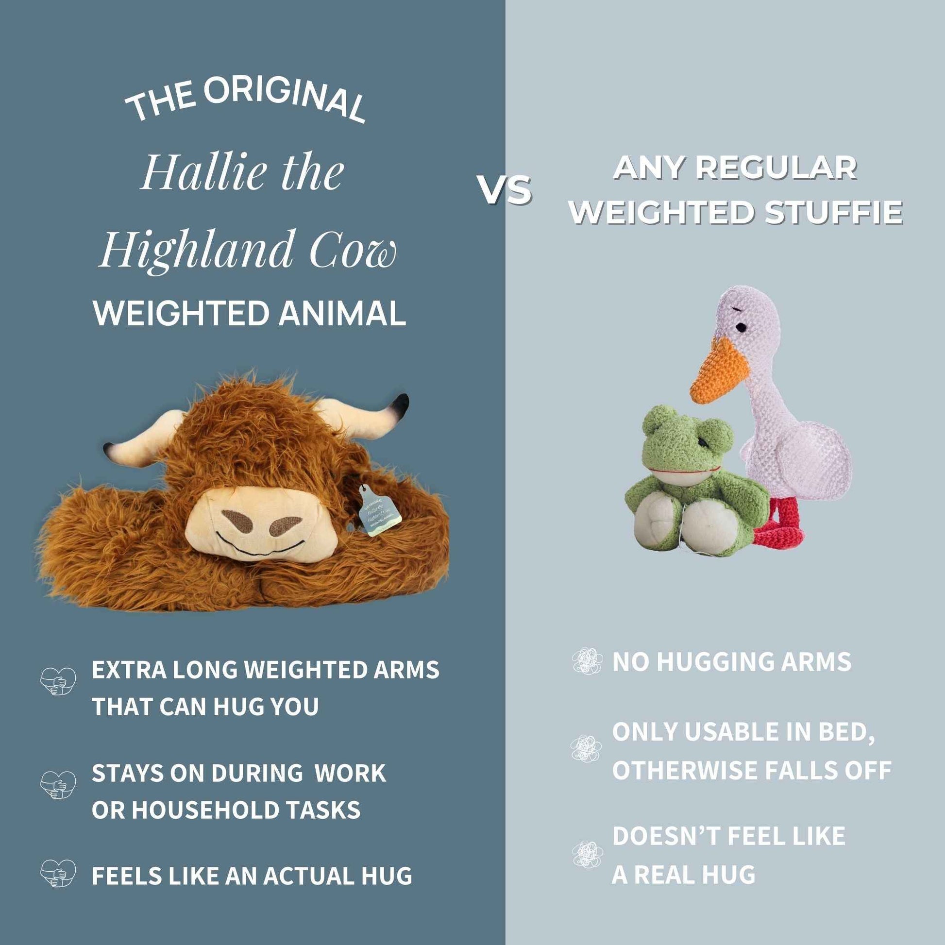 Hallie the Highland Cow Weighted Animal Pulse of Potential Hallie the Highland Cow Weighted Animal Pulse of Potential