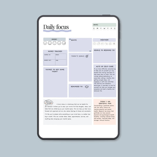 The ADHD Printable Planner
