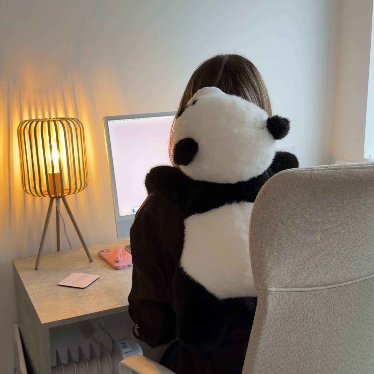 Pookie the Panda Weighted Animal for Valentine's Day