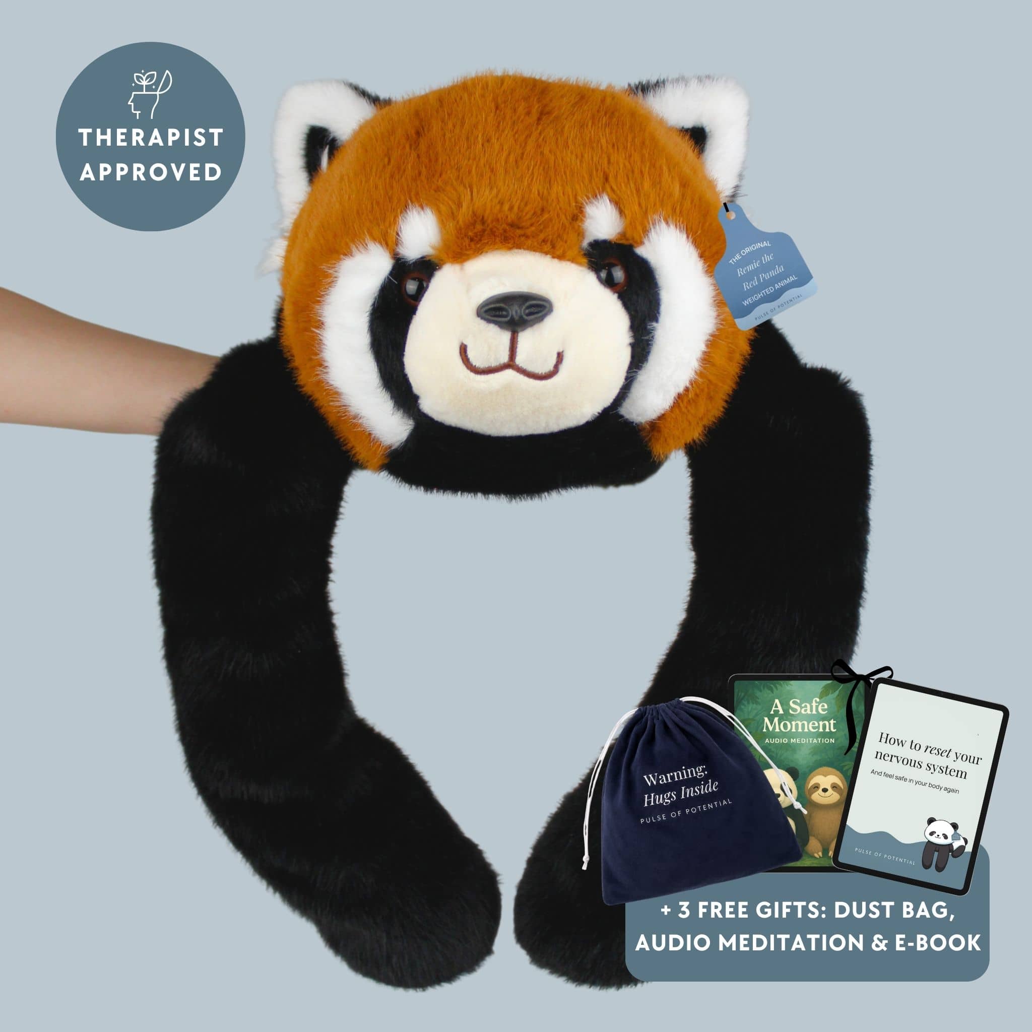 Remie the Red Panda Weighted Animal – Pulse of Potential