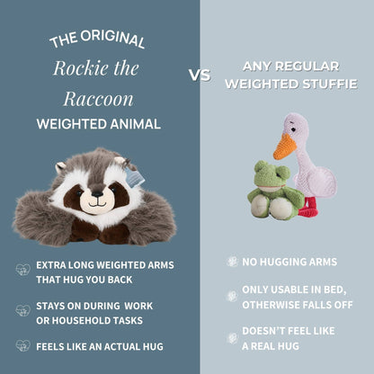 Rockie the Raccoon Weighted Animal