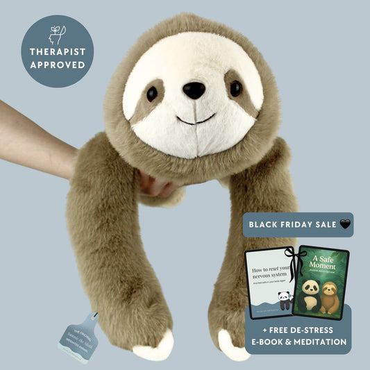 Sunnie the Sloth Weighted Animal